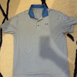 Under Armour Men's Light Blue Polo Shirt